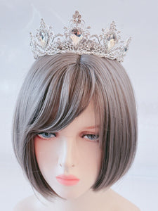 Exquisite Silver Crystal Tiara - Elegant Wedding, Prom and Gala Crown