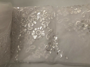 3M Cathedral Wedding Veil – Lace Bridal Veil with Embroidery & Beaded Edge